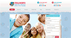Desktop Screenshot of childrensdentalworld.net